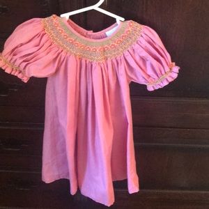 Girls Smocked Dress